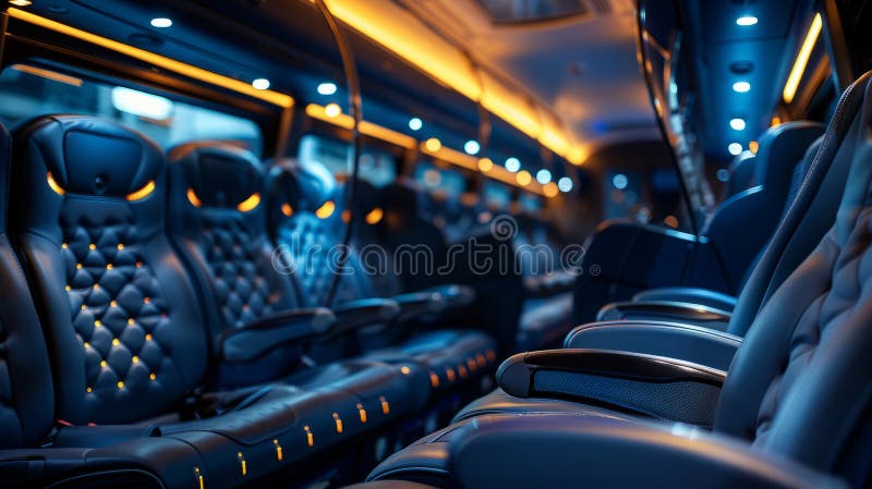 Modern Bus Interior